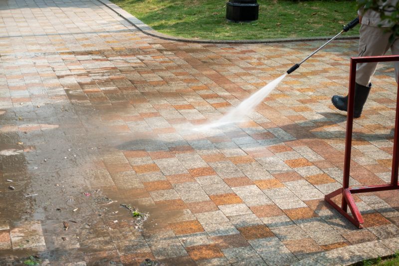 Pavers Jet Washing detail