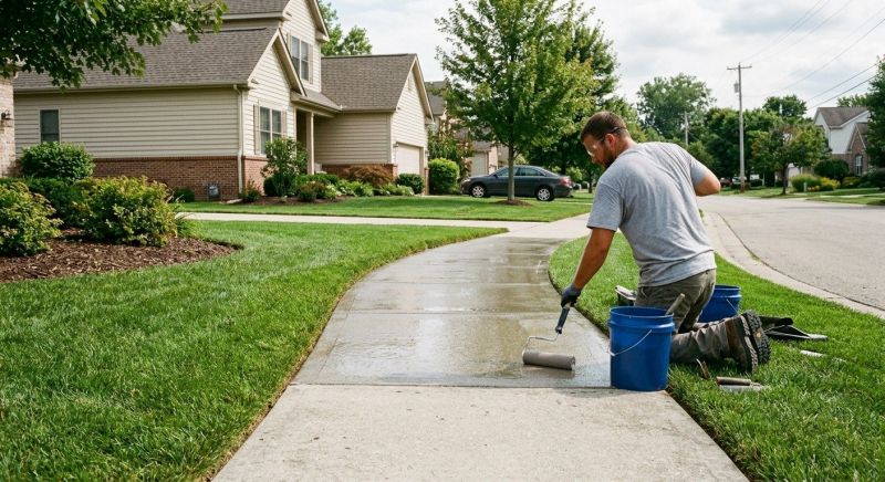 Sidewalk Concrete Sealing in Tacoma, WA